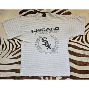 Vintage Chicago White Sox Shirt Mens Sz L 90s Sunburst Sportswear MLB 1991 Rare